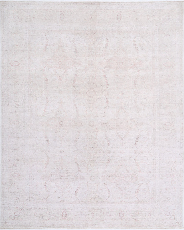 Serenity 9' 1" X 11' 2" Hand Knotted Wool Rug 9' 1" X 11' 2" (277 X 340) / Ivory / Wool