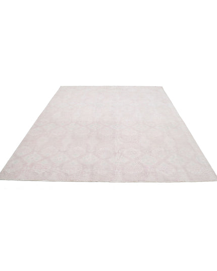 Serenity 8' 0" X 9' 1" Hand Knotted Wool Rug 8' 0" X 9' 1" (244 X 277) / Ivory / Wool