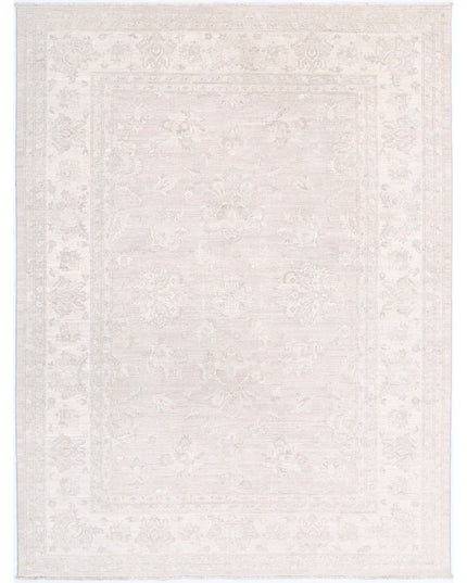 Serenity 5' 7" X 7' 8" Hand Knotted Wool Rug 5' 7" X 7' 8" (170 X 234) / Grey / Wool