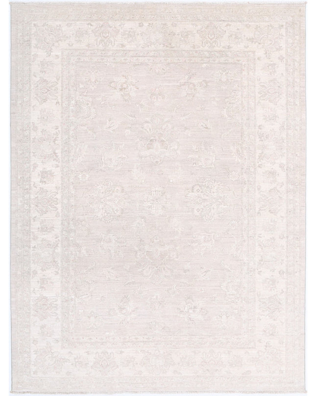 Serenity 5' 7" X 7' 8" Hand Knotted Wool Rug 5' 7" X 7' 8" (170 X 234) / Grey / Wool