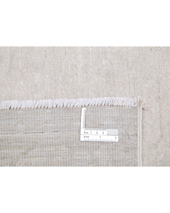 Serenity 3' 2" X 9' 10" Hand Knotted Wool Rug 3' 2" X 9' 10" (97 X 300) / Ivory / Wool