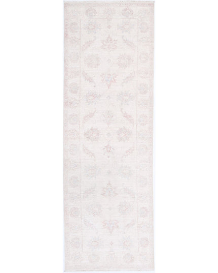 Serenity 2' 7" X 8' 7" Hand Knotted Wool Rug 2' 7" X 8' 7" (79 X 262) / Ivory / Wool