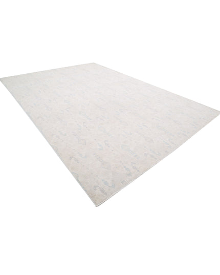 Serenity 9' 10" X 14' 2" Hand Knotted Wool Rug 9' 10" X 14' 2" (300 X 432) / Ivory / Wool