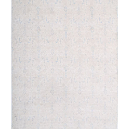 Serenity 9' 10" X 14' 2" Hand Knotted Wool Rug 9' 10" X 14' 2" (300 X 432) / Ivory / Wool