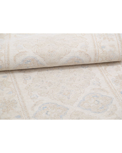 Serenity 2' 5" X 5' 11" Hand Knotted Wool Rug 2' 5" X 5' 11" (74 X 180) / Ivory / Wool