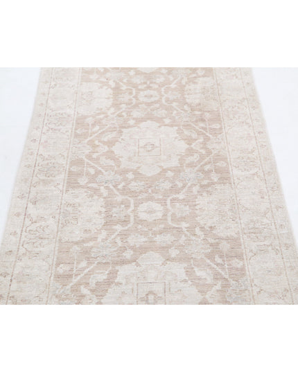 Serenity 2' 7" X 10' 0" Hand Knotted Wool Rug 2' 7" X 10' 0" (79 X 305) / Brown / Wool