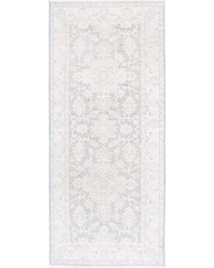 Serenity 2' 6" X 5' 11" Hand Knotted Wool Rug 2' 6" X 5' 11" (76 X 180) / Grey / Wool
