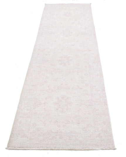 Serenity 2' 5" X 9' 8" Hand Knotted Wool Rug 2' 5" X 9' 8" (74 X 295) / Ivory / Wool