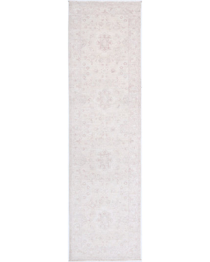 Serenity 2' 5" X 9' 8" Hand Knotted Wool Rug 2' 5" X 9' 8" (74 X 295) / Ivory / Wool