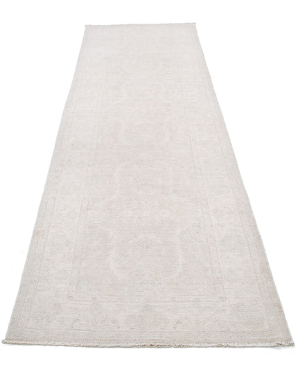 Serenity 3' 1" X 10' 6" Hand Knotted Wool Rug 3' 1" X 10' 6" (94 X 320) / Taupe / Wool