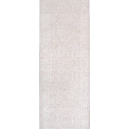 Serenity 3' 1" X 10' 6" Hand Knotted Wool Rug 3' 1" X 10' 6" (94 X 320) / Taupe / Wool