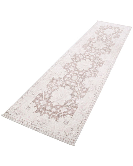 Serenity 2' 7" X 10' 4" Hand Knotted Wool Rug 2' 7" X 10' 4" (79 X 315) / Brown / Wool