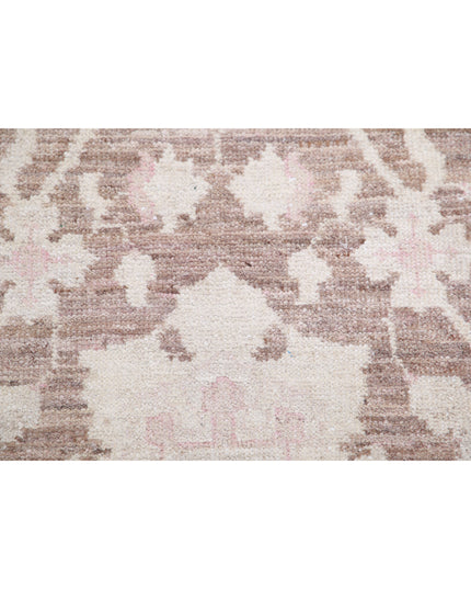 Serenity 2' 7" X 10' 4" Hand Knotted Wool Rug 2' 7" X 10' 4" (79 X 315) / Brown / Wool