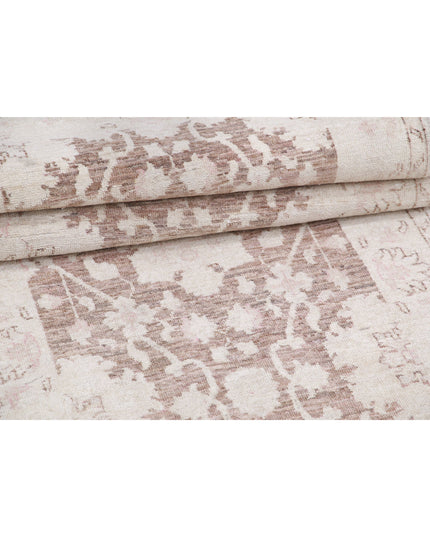 Serenity 2' 7" X 10' 4" Hand Knotted Wool Rug 2' 7" X 10' 4" (79 X 315) / Brown / Wool