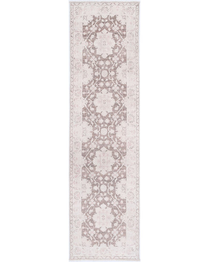 Serenity 2' 7" X 10' 4" Hand Knotted Wool Rug 2' 7" X 10' 4" (79 X 315) / Brown / Wool