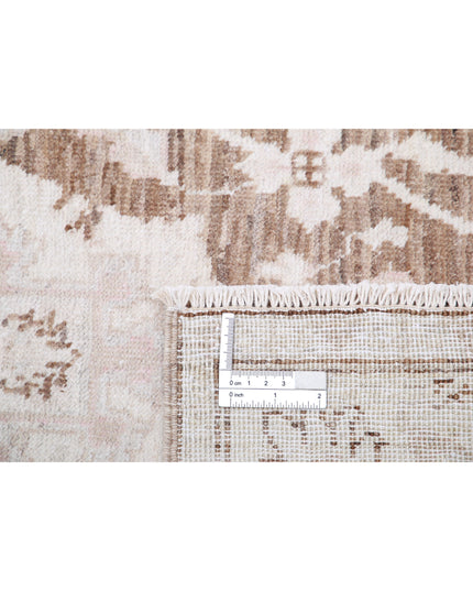 Serenity 2' 4" X 7' 10" Hand Knotted Wool Rug 2' 4" X 7' 10" (71 X 239) / Brown / Wool