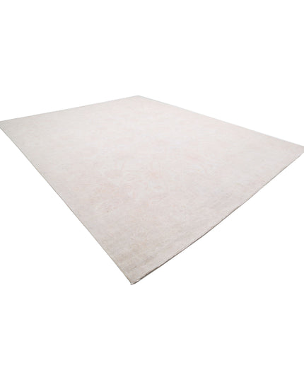 Serenity 11' 9" X 14' 6" Hand Knotted Wool Rug 11' 9" X 14' 6" (358 X 442) / Ivory / Wool