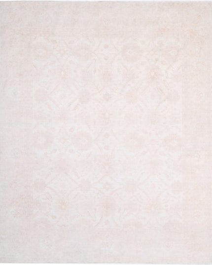 Serenity 11' 9" X 14' 6" Hand Knotted Wool Rug 11' 9" X 14' 6" (358 X 442) / Ivory / Wool