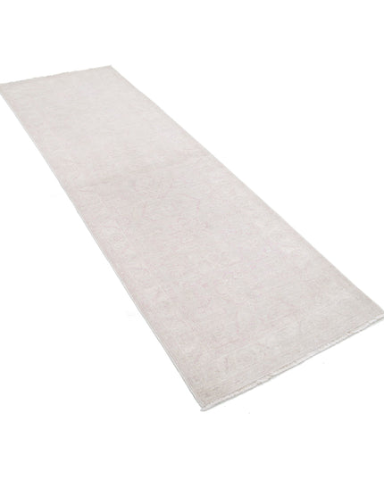 Serenity 2' 8" X 8' 3" Hand Knotted Wool Rug 2' 8" X 8' 3" (81 X 251) / Grey / Wool