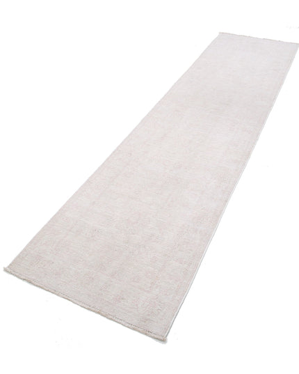 Serenity 2' 5" X 9' 9" Hand Knotted Wool Rug 2' 5" X 9' 9" (74 X 297) / Ivory / Wool