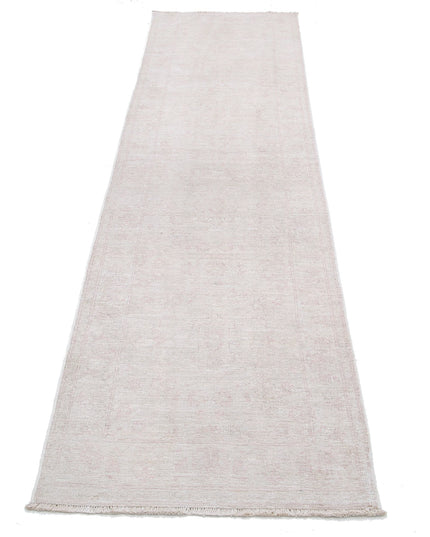 Serenity 2' 5" X 9' 9" Hand Knotted Wool Rug 2' 5" X 9' 9" (74 X 297) / Ivory / Wool