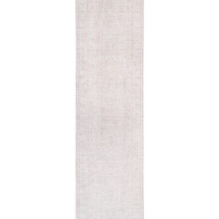 Serenity 2' 5" X 9' 9" Hand Knotted Wool Rug 2' 5" X 9' 9" (74 X 297) / Ivory / Wool