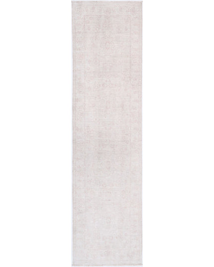 Serenity 2' 5" X 9' 9" Hand Knotted Wool Rug 2' 5" X 9' 9" (74 X 297) / Ivory / Wool