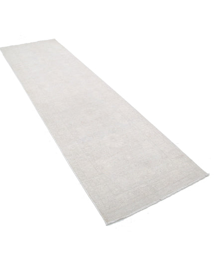 Serenity 2' 10" X 10' 0" Hand Knotted Wool Rug 2' 10" X 10' 0" (86 X 305) / Grey / Wool