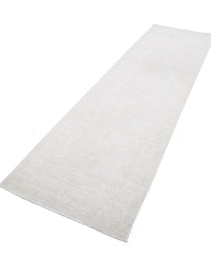 Serenity 2' 10" X 10' 0" Hand Knotted Wool Rug 2' 10" X 10' 0" (86 X 305) / Grey / Wool