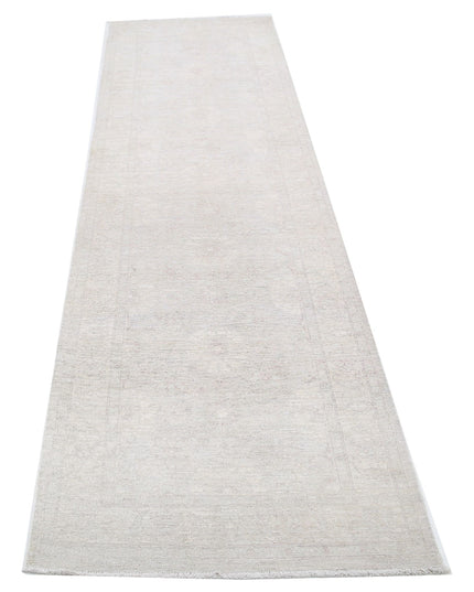Serenity 2' 10" X 10' 0" Hand Knotted Wool Rug 2' 10" X 10' 0" (86 X 305) / Grey / Wool