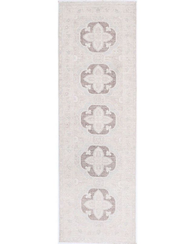 Serenity 2' 6" X 8' 3" Hand Knotted Wool Rug 2' 6" X 8' 3" (76 X 251) / Brown / Wool