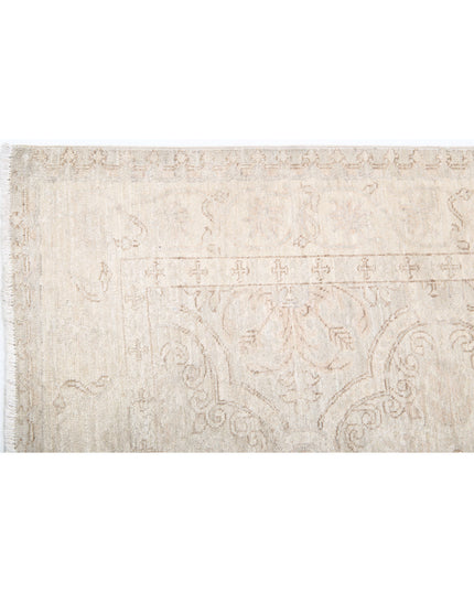 Serenity 3' 0" X 10' 1" Hand Knotted Wool Rug 3' 0" X 10' 1" (91 X 307) / Grey / Wool