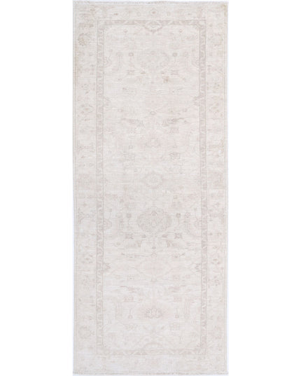 Serenity 2' 7" X 6' 9" Hand Knotted Wool Rug 2' 7" X 6' 9" (79 X 206) / Ivory / Wool