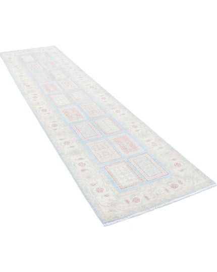 Serenity 2' 7" X 9' 6" Hand Knotted Wool Rug 2' 7" X 9' 6" (79 X 290) / Blue / Wool