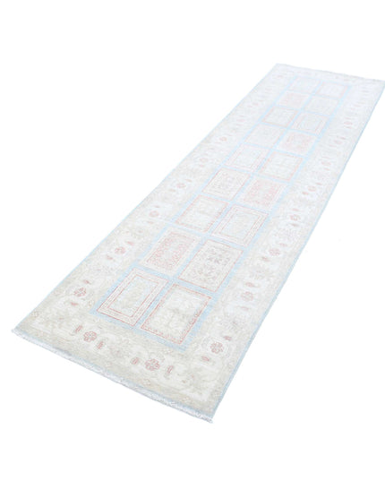 Serenity 2' 7" X 9' 6" Hand Knotted Wool Rug 2' 7" X 9' 6" (79 X 290) / Blue / Wool