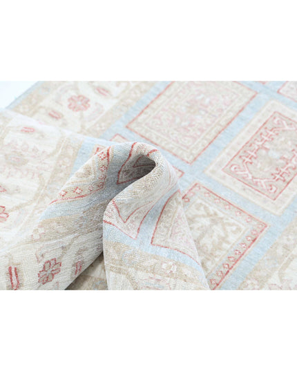 Serenity 2' 9" X 7' 9" Hand Knotted Wool Rug 2' 9" X 7' 9" (84 X 236) / Blue / Wool