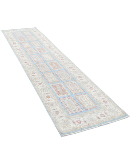 Serenity 2' 7" X 10' 1" Hand Knotted Wool Rug 2' 7" X 10' 1" (79 X 307) / Blue / Wool