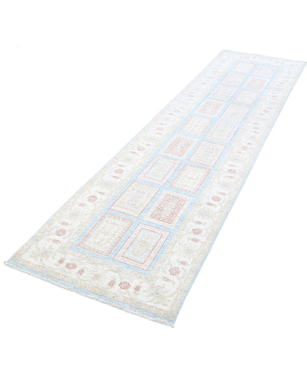Serenity 2' 7" X 10' 1" Hand Knotted Wool Rug 2' 7" X 10' 1" (79 X 307) / Blue / Wool