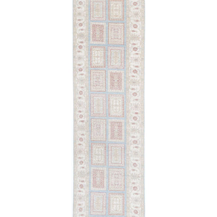 Serenity 2' 7" X 10' 1" Hand Knotted Wool Rug 2' 7" X 10' 1" (79 X 307) / Blue / Wool