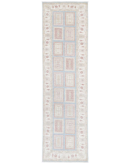 Serenity 2' 7" X 10' 1" Hand Knotted Wool Rug 2' 7" X 10' 1" (79 X 307) / Blue / Wool