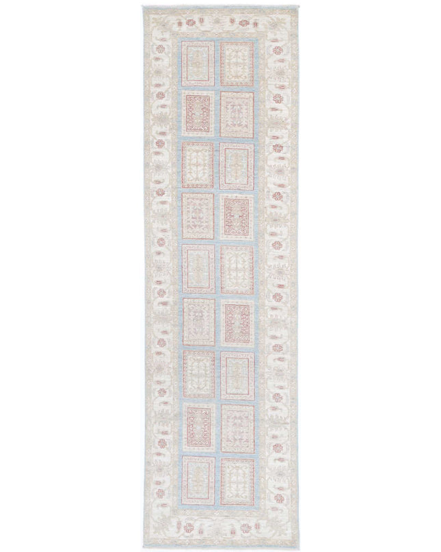 Serenity 2' 7" X 10' 1" Hand Knotted Wool Rug 2' 7" X 10' 1" (79 X 307) / Blue / Wool