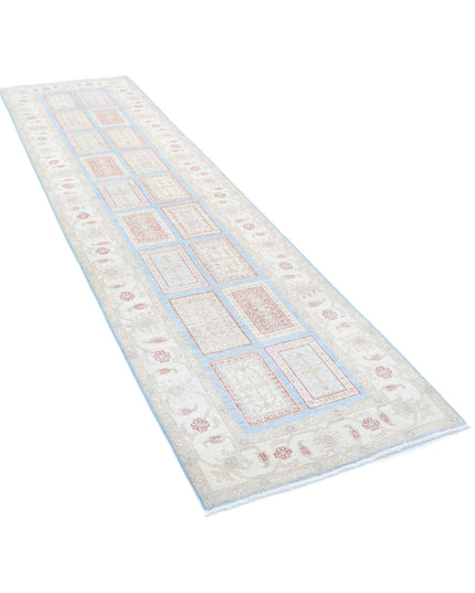 Serenity 2' 7" X 10' 1" Hand Knotted Wool Rug 2' 7" X 10' 1" (79 X 307) / Blue / Wool