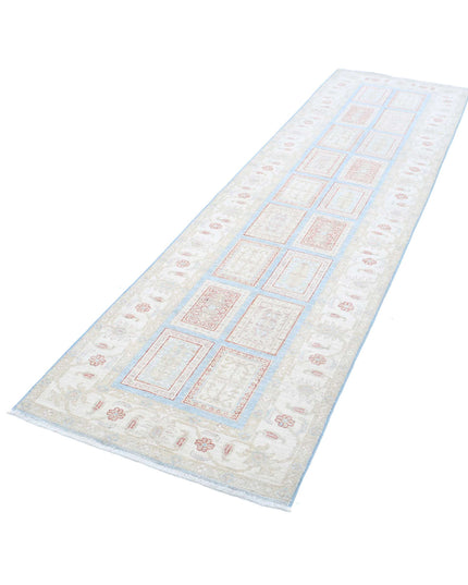 Serenity 2' 7" X 10' 1" Hand Knotted Wool Rug 2' 7" X 10' 1" (79 X 307) / Blue / Wool