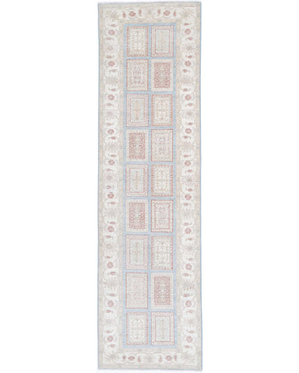 Serenity 2' 7" X 10' 1" Hand Knotted Wool Rug 2' 7" X 10' 1" (79 X 307) / Blue / Wool