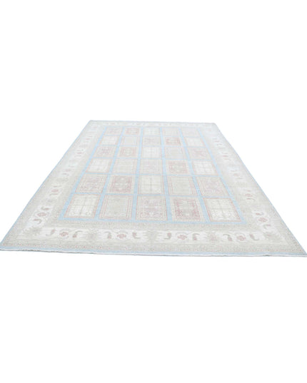 Serenity 8' 3" X 11' 10" Hand Knotted Wool Rug 8' 3" X 11' 10" (251 X 361) / Blue / Wool