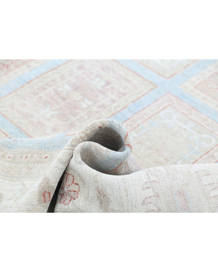 Serenity 8' 3" X 11' 10" Hand Knotted Wool Rug 8' 3" X 11' 10" (251 X 361) / Blue / Wool