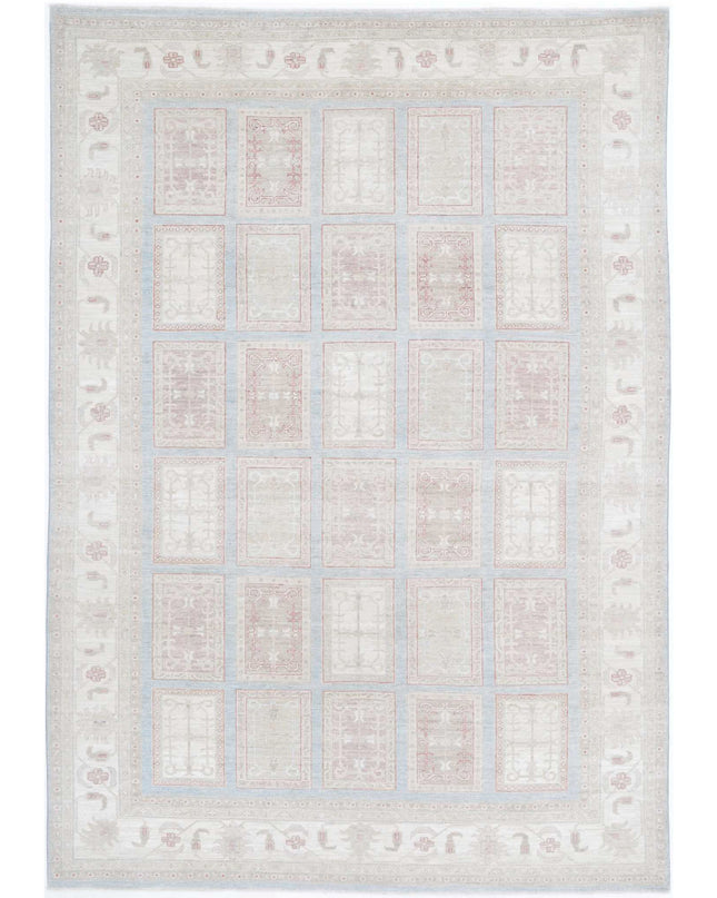 Serenity 8' 3" X 11' 10" Hand Knotted Wool Rug 8' 3" X 11' 10" (251 X 361) / Blue / Wool