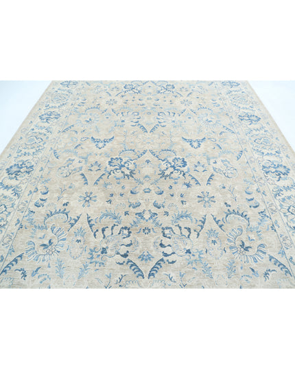 Serenity 8' 10" X 11' 10" Hand Knotted Wool Rug 8' 10" X 11' 10" (269 X 361) / Taupe / Wool