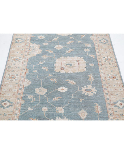Serenity 3' 0" X 5' 1" Hand Knotted Wool Rug 3' 0" X 5' 1" (91 X 155) / Grey / Wool