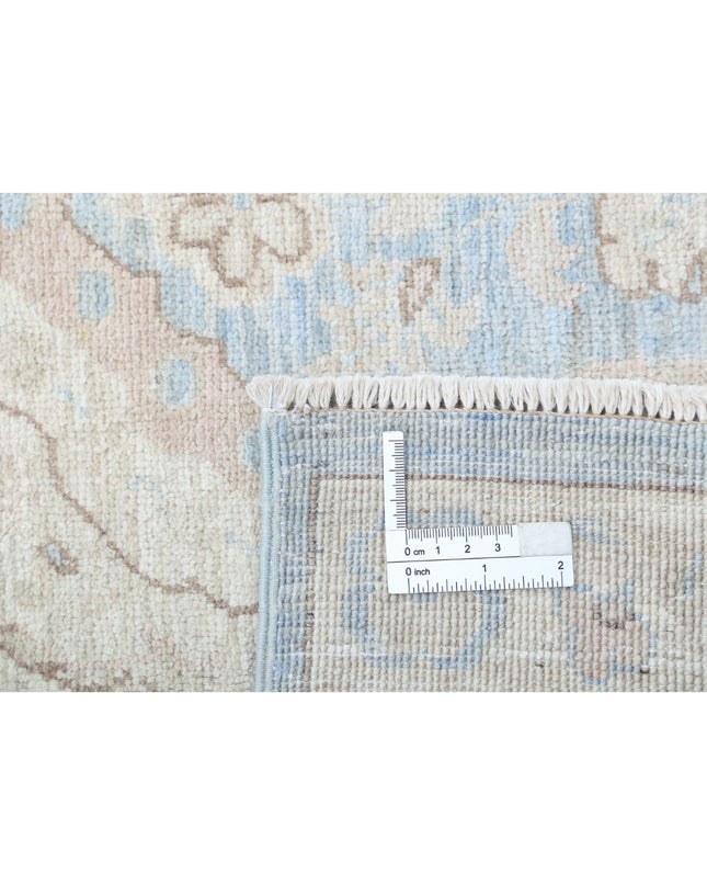 Serenity 8' 0" X 9' 9" Hand Knotted Wool Rug 8' 0" X 9' 9" (244 X 297) / Blue / Wool